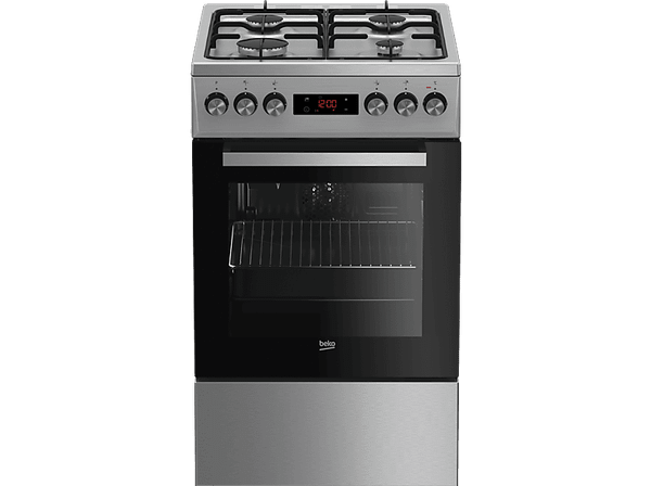 Kuchnia gazowo-elektryczna BEKO FSE52326DXD Grill Termoobieg Czyszczenie parą 50cm