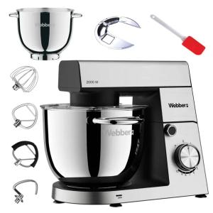 ROBOT KUCHENNY PLANETARNY WEBBER SM16 MIKSER 2000W MISA 5,2L WIELOFUNKCYJNY