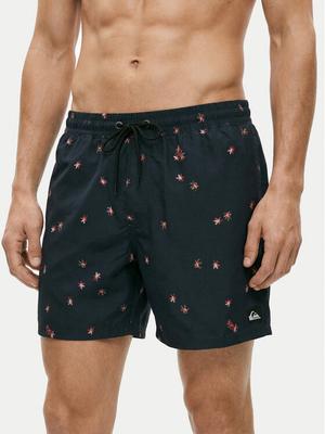 Quiksilver Szorty kąpielowe Everyday Printed Volley 15 EQYJV04219 Czarny Regular Fit