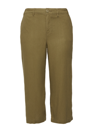 Spodnie culottes z mieszanki lnu