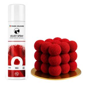 ZAMSZ barwnik spożywczy jadalny spray CZERWONY deser tort VELVET 100ml