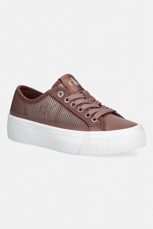 Calvin Klein VULC FLATF LACEUP STRIPED NYL sneakersy damskie