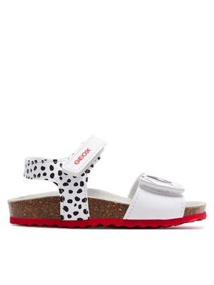Geox Sandały B Sandal Chalki Girl B452RB 0003W C0404 S Biały