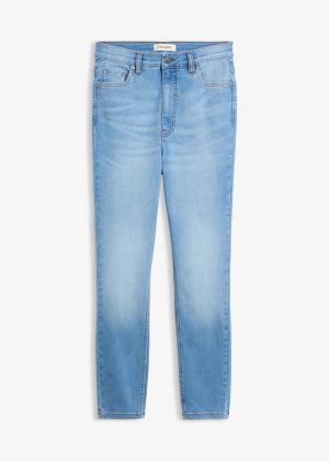 Jeansy skinny, high waist, cropped