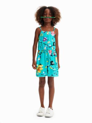 Desigual Kombinezon 23SGPW03 Turkusowy Regular Fit