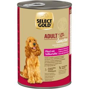 SELECT GOLD mokra karma dla psa Sensitive Adult Konina z batatami 6x400 g