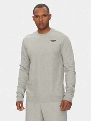 Reebok Bluza Logo Crew 100221789 Szary Regular Fit
