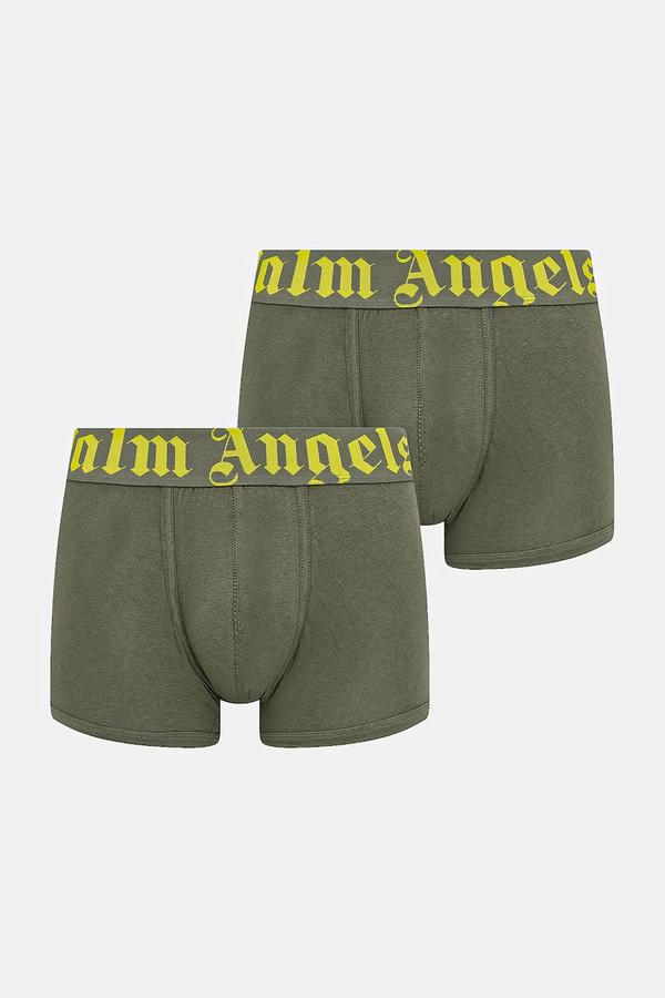 Palm Angels bokserki dopasowane męskie z bawełną 2-pack