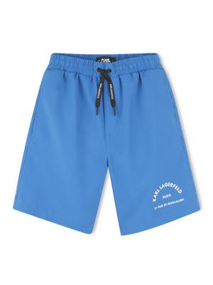Karl Lagerfeld Kids Szorty kąpielowe Z30411 D Niebieski Regular Fit
