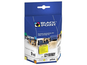 Tusz BLACK POINT BPBLC1100/980Y Zamiennik do Brother LC1100/980Y