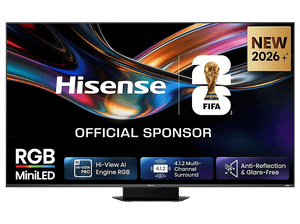 Telewizor RGB MiniLED HISENSE 75UR9S 75" 4K 180Hz Dolby Vision FreeSync Premium Pro Grafitowy