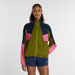 Kurtka damska New Balance WJ61J326AAN – zielona