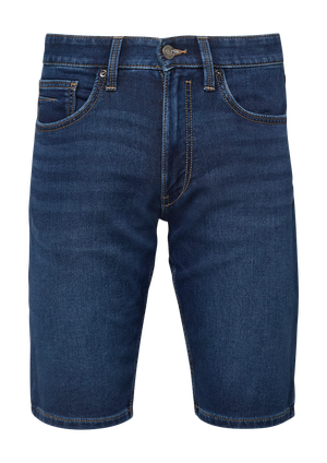 Spodenki jeansowe / Regular fit / Średni stan / Dżins dresowy