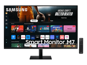 PRODUKT PO EKSPOZYCJI - Monitor SAMSUNG Smart M7 LS32DM702UUXDU 32 UHD 4K VA 4ms Hub SmartThings