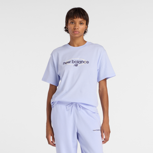 Koszulka damska New Balance WT61Z7OQDYK – fioletowa