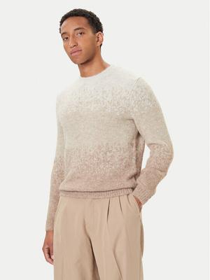 Guess Sweter M5BR39 Z0932 Beżowy jasny Regular Fit