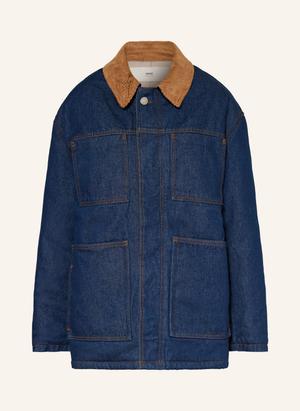 Ami Paris Oversized Kurtka Jeansowa blau
