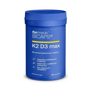Witamina K2 D3 4000 MAX 60k ForMeds BICAPS