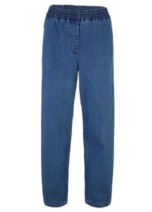 Jeansy mom, high waist, wygodny pas