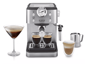 Ekspres kolbowy DE LONGHI EM450.M Srebrny
