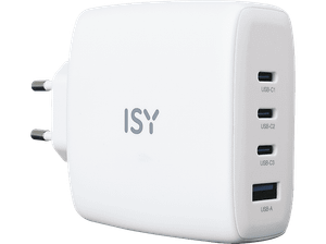 Ładowarka sieciowa ISY IAC-5140-WT 140W GAN Biały