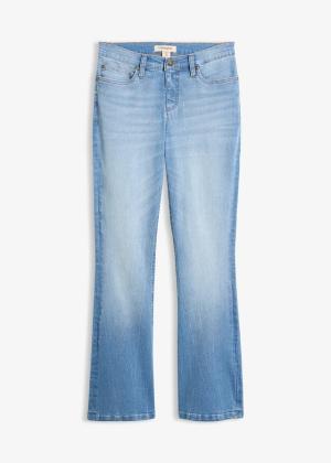Wygodne dżinsy ze stretchem o kroju bootcut, high waist