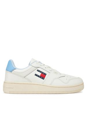Tommy Jeans Sneakersy Tjw Retro Basket Ess EN0EN02505 Niebieski