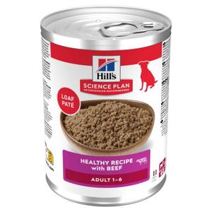 Hill's Science Plan mokra karma dla psa, Adult Z wołowiną 12x370 g