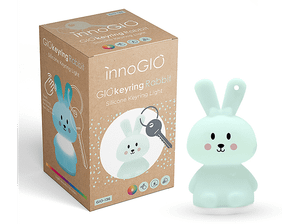 Silikonowy świecący breloczek INNOGIO króliczek GIOkeyrings Rabbit GIO-152