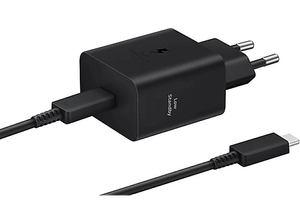 Ładowarka sieciowa SAMSUNG EP-T4511XBEGEU 45W + kabel USB-C Czarny