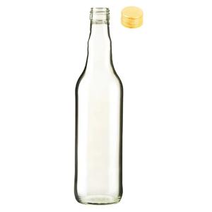 Butelki szklane 0,5 l Stara Warszawa (50 szt.) z zakrętkami na wódkę sok