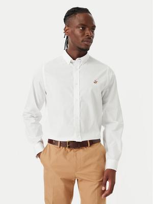 Beverly Hills Polo Club Koszula P-SS26M-BRASS Biały Regular Fit