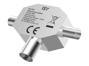 Metalowy rozdzielacz antenowy ISY ISA-9029 Srebrny