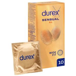 Prezerwatywy DUREX SENSUAL XL super cienkie powiększone duże większe 10 szt