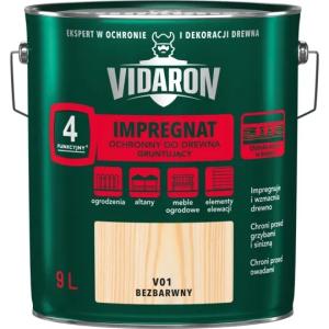 VIDARON IMPREGNAT GRUNTUJĄCY 9L - V01 BEZBARWNY
