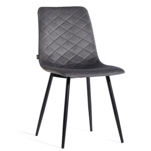 Krzesło tapicerowane DC-6400 | Welur | Popiel #21 | Outlet