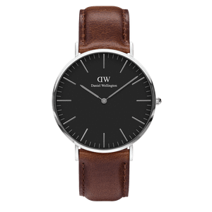 Daniel Wellington DW Watch Classic Bristol Black Silver 36mm