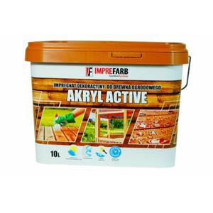 Impregnat akrylowy teak 10 l IMPREFARB
