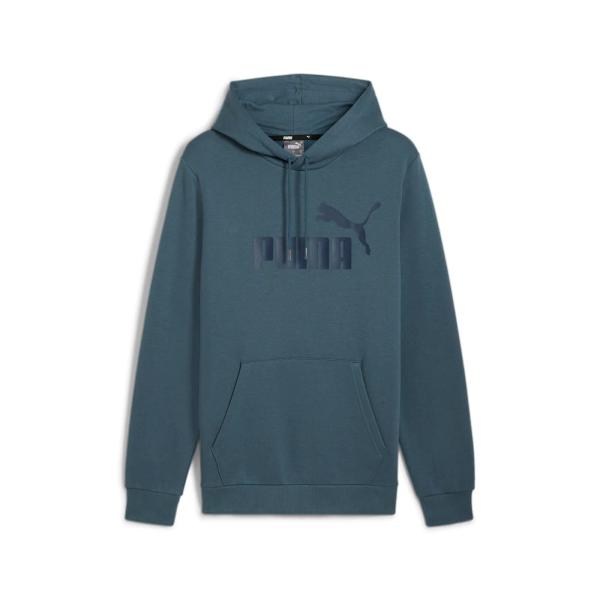 PUMA bluza męska z kapturem bawełniana ESS Big Logo Hoodie szara (S)