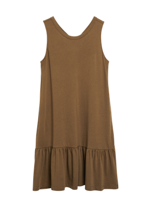 Dżersejowa sukienka Relaxed Fit z detalem z tyłu