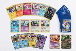 Zestaw 50 Kart Pokemon W Tym 10 Holo Nowe Oryginalne Na Prezent Dziecko