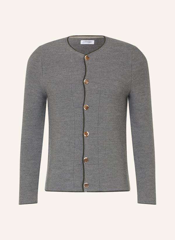 Grasegger Kurtka W Stylu Janker Z Wełny Merino grau