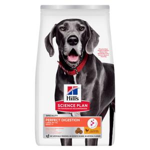 Hill's Science Plan sucha karma dla psa, Perfect Digestion, Large Breed Adult, z kurczakiem i brązowym ryżem 14 kg