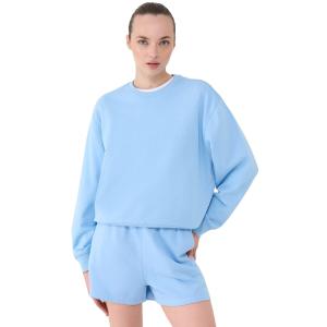 4F bluza bawełniana damska 4FWMM00TSWSF1765 błękitna baby blue (XL)