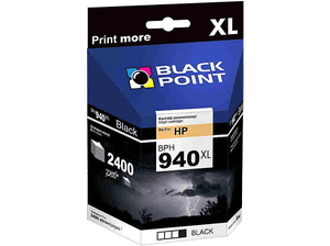 Tusz BLACK POINT BPH940XLBK Czarny Zamiennik HP C4906AE