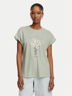 ONLY T-Shirt Jany 15372108 Zielony jasny Regular Fit