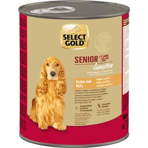 SELECT GOLD Sensitive Senior Kurczak i ryż 24x800 g