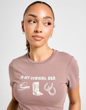 Unlike Humans T-Shirt Slim Cowgirl Era