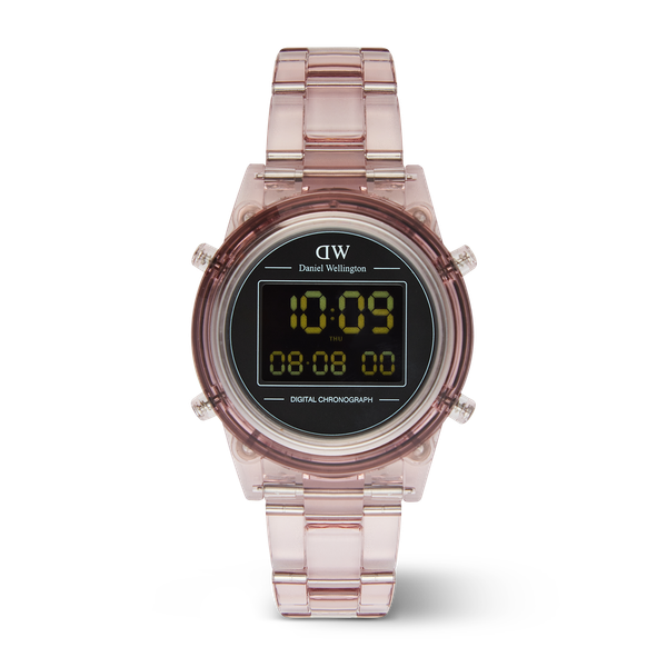 Daniel Wellington DW Watch Retro Digital Dark Pink 36mm