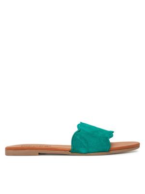Pieces Klapki 17156838 Zielony